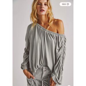 Free People Care Serenade Tee Spring Dust Women’s Size Small NWT